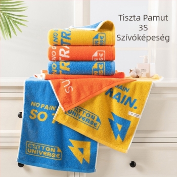100% pamut sporttörölköző, nedvszívó és puha, sima szövés, 32s szál, 140–170 g, edzéshez, futáshoz és jóga