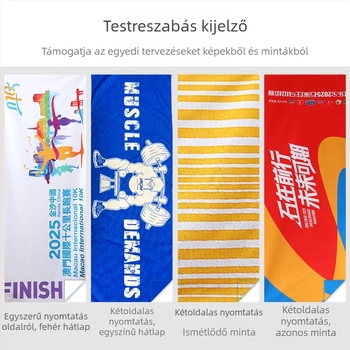 Mikroszálas Nyomtatott Sporttörölköző Póló Formájú — Gyors Száradás, Nedvszívó, Légáteresztő, 40 g, Testreszabható Logó