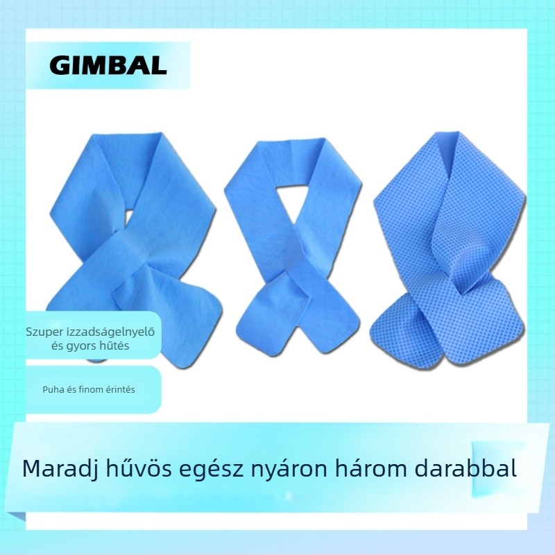 Sporthűtő törölköző PVA anyagból, sima szövés, 32-count, 80–100 g