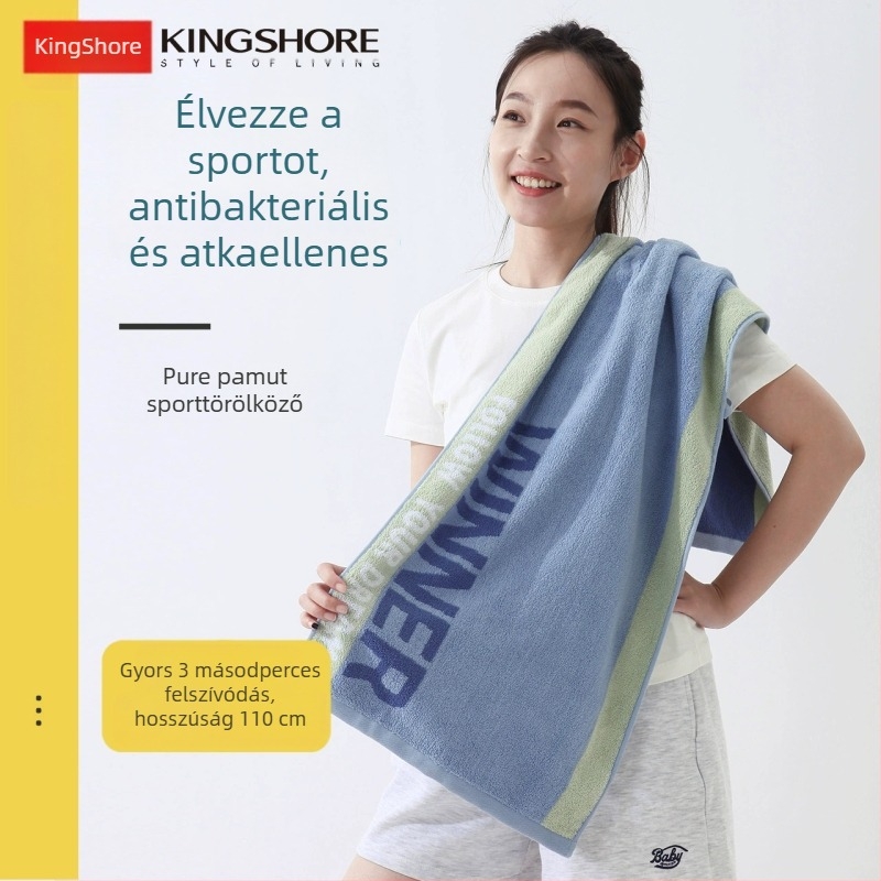 Sporttörölköző - 100% pamut, antibakteriális, vastagított, gyors felszívódás 0-5 s, 188 g
