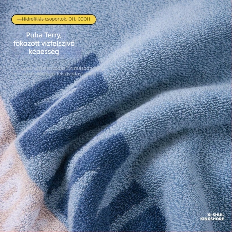 Sporttörölköző - 100% pamut, antibakteriális, vastagított, gyors felszívódás 0-5 s, 188 g