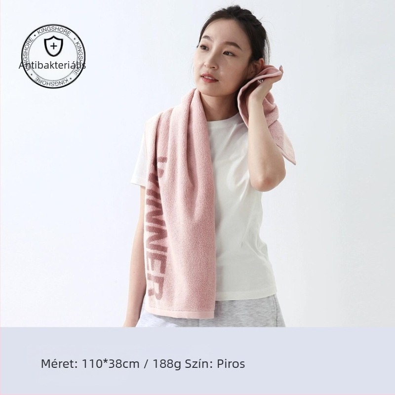 Sporttörölköző - 100% pamut, antibakteriális, vastagított, gyors felszívódás 0-5 s, 188 g