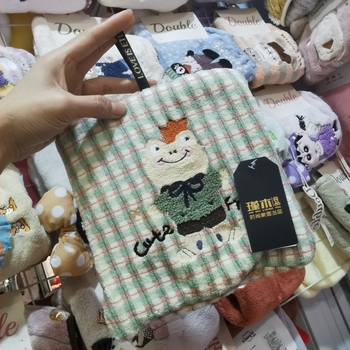 Jinmu Liangpin Coral Fleece Állatparadicsom Kis Négyzetes Kéztörlő, Puha, Nedvszívó, Nem Hullik