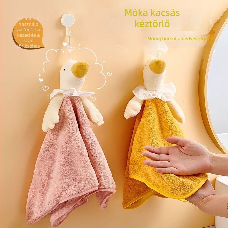 Kéztörölköző coral fleece anyagból, 150D, 50-80 g, puha és nedvszívó otthoni használatra