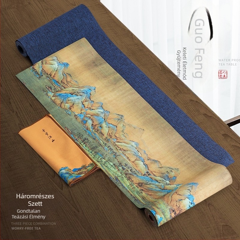 SUSHION CERAMICS teás kendő — anyag: textil, eredet: Dehua, stílus: Új kínai stílus