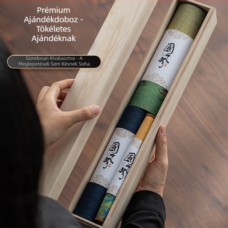 SUSHION CERAMICS teás kendő — anyag: textil, eredet: Dehua, stílus: Új kínai stílus