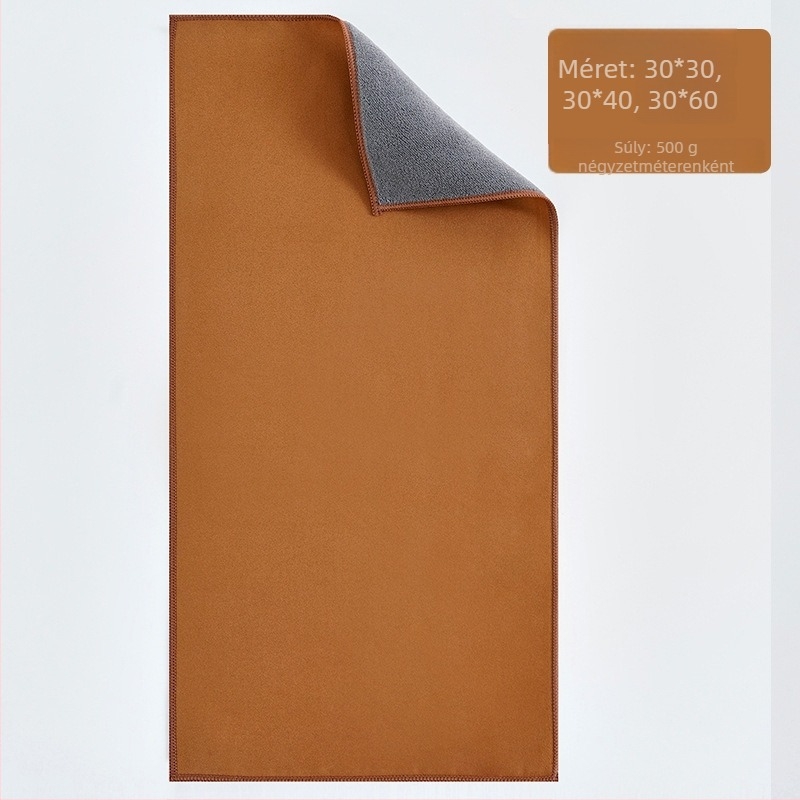 Autómosó törölköző, vastag, kétoldalas, korall fleece anyagból, 90 g, többfunkciós tisztításra