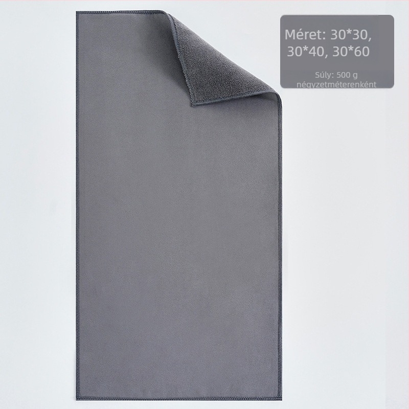 Autómosó törölköző, vastag, kétoldalas, korall fleece anyagból, 90 g, többfunkciós tisztításra