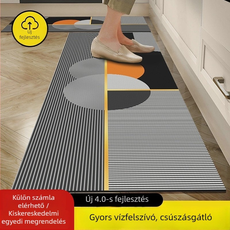 Konyhai diatomit padlómat, víz- és olajfelszívó, csúszásmentes
