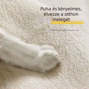 Ins stílusú plüss ablakmat, téglalap alakú, mintázat: csíkos/egyszínű/karikatúra, mosható