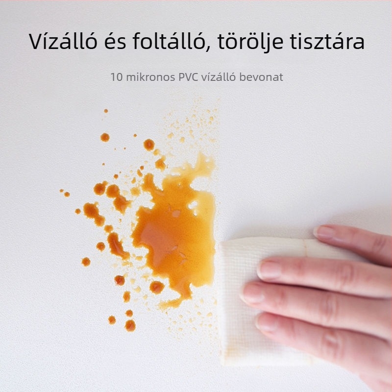 Bőrhatású, öntapadós tapéta, vízálló és penészmentes, hálószoba és TV-hátfal dekoráció