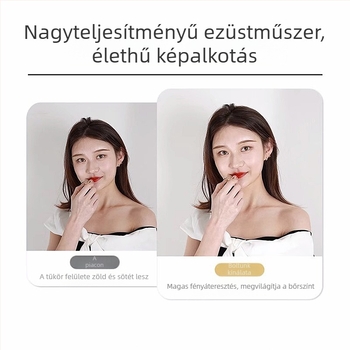 Öntapadós PVC falra szerelhető tükör, antistatikus, egyszerű stílus, 1 darab