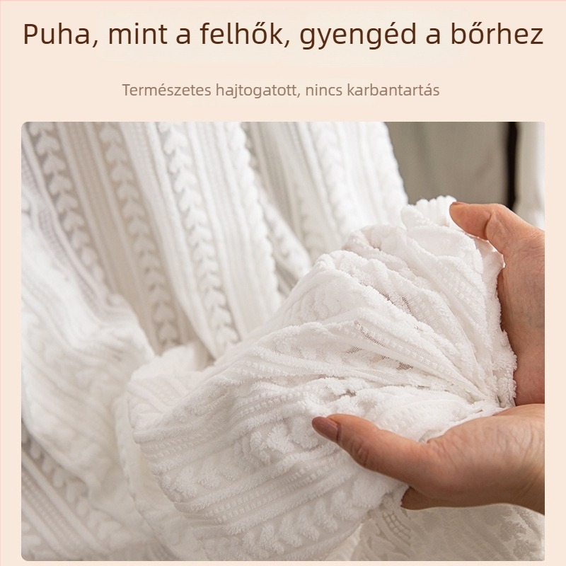 Gardrób ajtófüggöny hálós anyagból – porvédő, stílus: modern minimalist, típus: hálós függöny