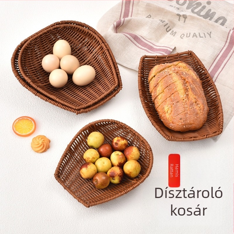 Műanyag gyümölcs- és nasi tál, minimalist stílusban, márka One Wood and One Craftsman