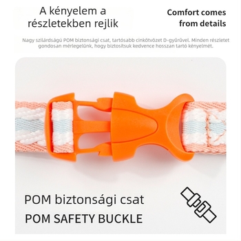 Kis- és közepes méretű kutya- és macskanyakörv, puha bőrrel bélelt, polipropilénhabos kialakítás.