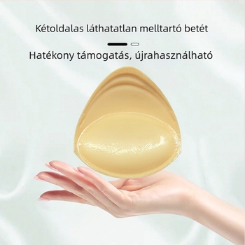 Mimanfen háromszög alakú, kétoldalas öntapadós melltartóbetét bikinihez – vastagított, légáteresztő, formázó betét