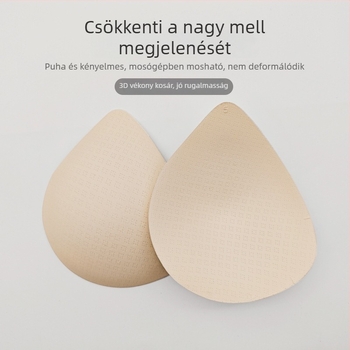 Mengyiqi 1 cm vékony melltartó betétek beépíthető darabokkal, vízcsepp alakú habpárnák, cserélhető szivacspárnák a szép hátvonalért