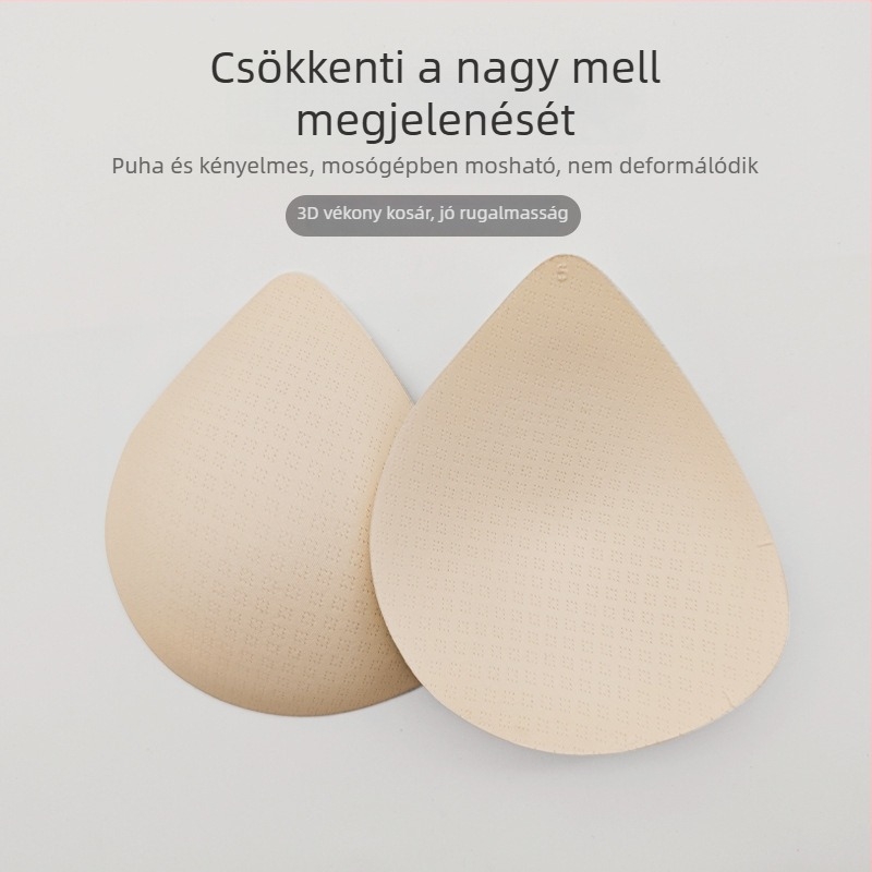 Mengyiqi 1 cm vékony melltartó betétek beépíthető darabokkal, vízcsepp alakú habpárnák, cserélhető szivacspárnák a szép hátvonalért