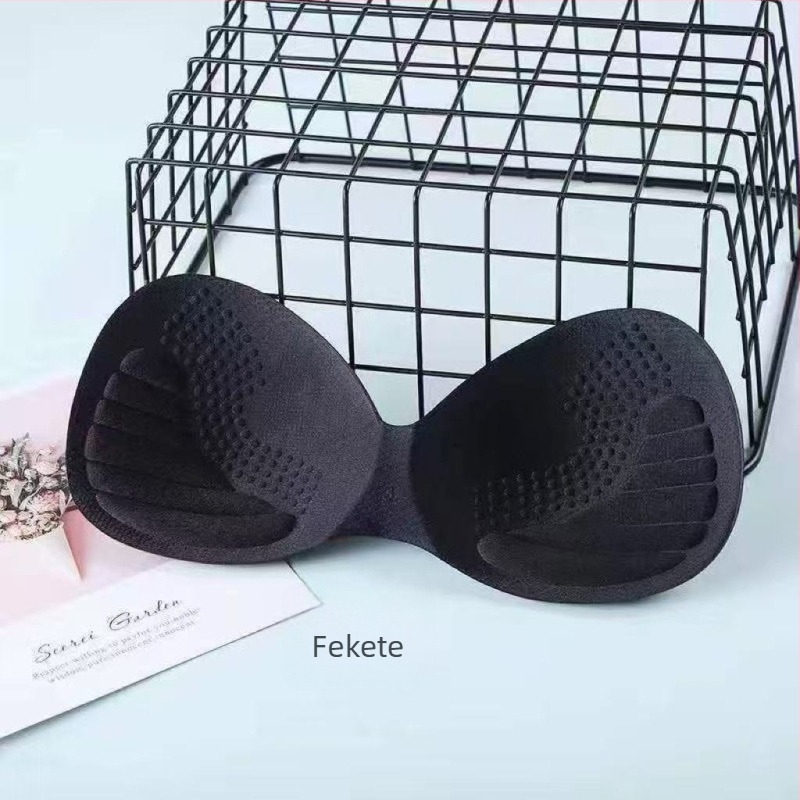 Nylonból készült tömörített melltartóbetét, egy darabból álló, átlátszó, lélegző, kör alakú mellbimbóformával