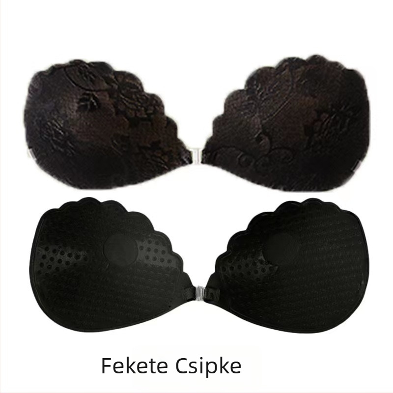 Csipkés, vállpánt nélküli mellbimbóvédők, push-up, gyűjtés, lélegző, láthatatlan