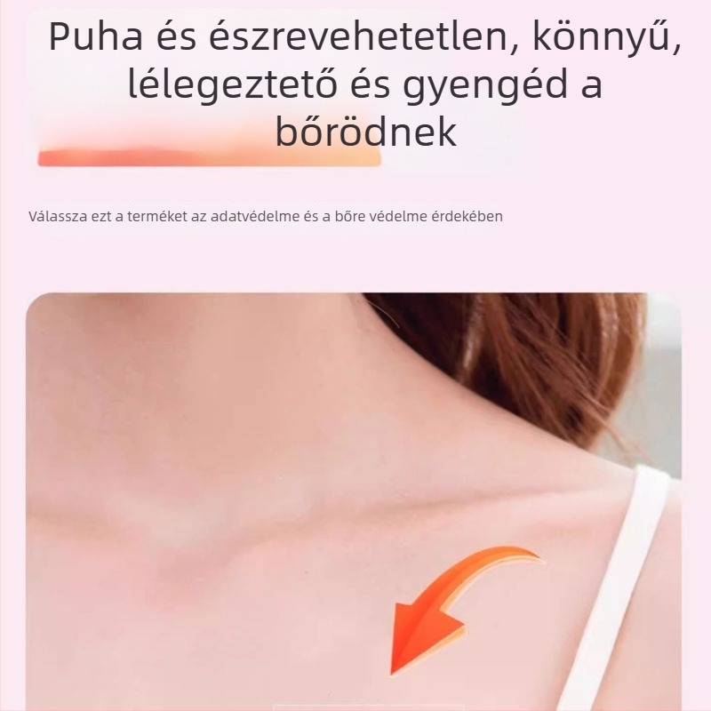 Öntapadós mellkasöv mély dekoltázsra, ultra vékony PTR, nyom nélkül, lélegző és láthatatlan, téglalap alakú