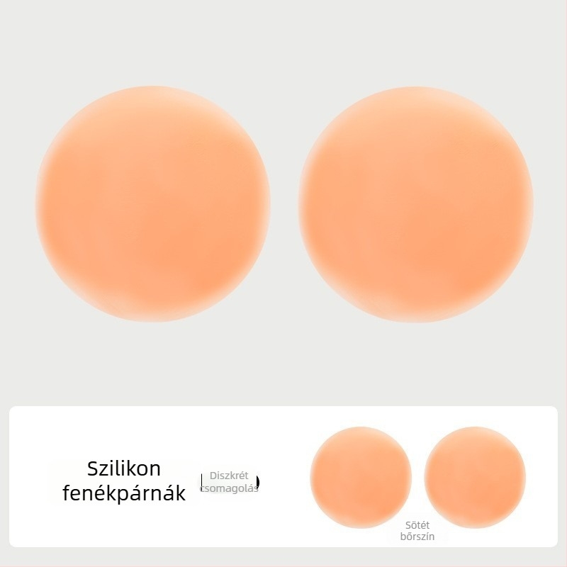 Megvastagított szilikon csípőformázó párna, varrat nélküli, öntapadós, láthatatlan emelő párna