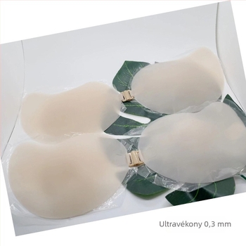 Új, ultra vékony szilikon melltapaszok, Mango Cup forma, push-up, láthatatlan, szexi, esküvői ruhához