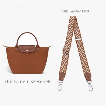 Nylon táska vállpánt, csíkos minta, állítható, városi minimalist stílus (Autumn 2023)