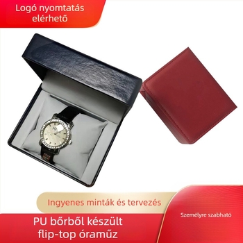 PU hajlított fedelű óradoboz ékszer-bemutatóval – Anyag: Kompozit anyagok, Csomagolás típusa: Doboz, Márka: Yuxiang, Ékszer csomagolás