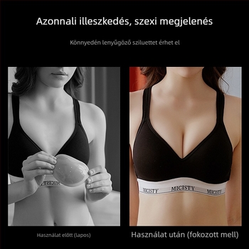 Öntapadó szilikon mellszívó betétek, vastagított betétek a bikini felsőjéhez, női alsónemű