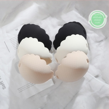 Szilikon melltapasz, láthatatlan, vékony, csipkés dizájn, kör alakú forma