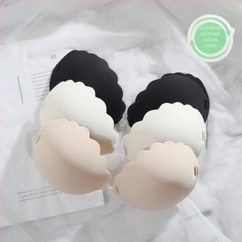 Szilikon melltapasz, láthatatlan, vékony, csipkés dizájn, kör alakú forma