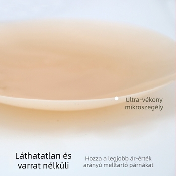 Szilikon melltapaszok - láthatatlan, vékony stílusú, kör alakú mellbimbó-tapaszok, szexi stílus