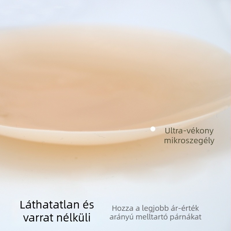 Szilikon melltapaszok - láthatatlan, vékony stílusú, kör alakú mellbimbó-tapaszok, szexi stílus