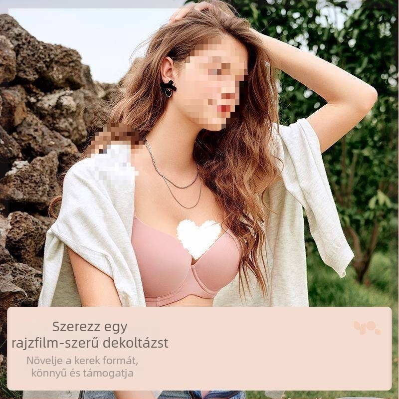 Nélküli pántú Push-Up Seamless melltartó