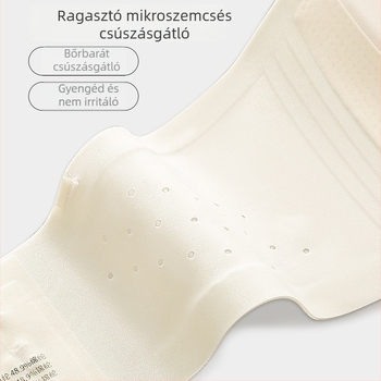 Váll nélküli, láthatatlan melltartó vékony formázott kosarakkal, 3/4 fedés, csúszásmentes, átlátszóság elleni, levehető pántok, nyári nylon