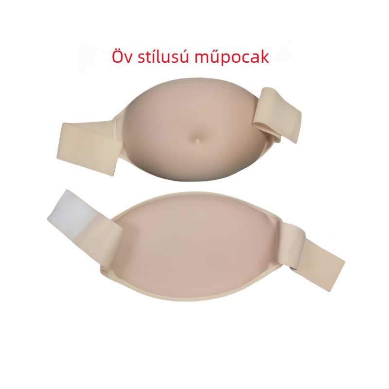Hamis terhességi pocak rekvizit, szivacsból, varrat nélküli design
