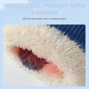 Uniszex téli síkesztyűk - vízálló, szélálló, meleg, érintőképernyő-kompatibilis, szétválasztott ujjak