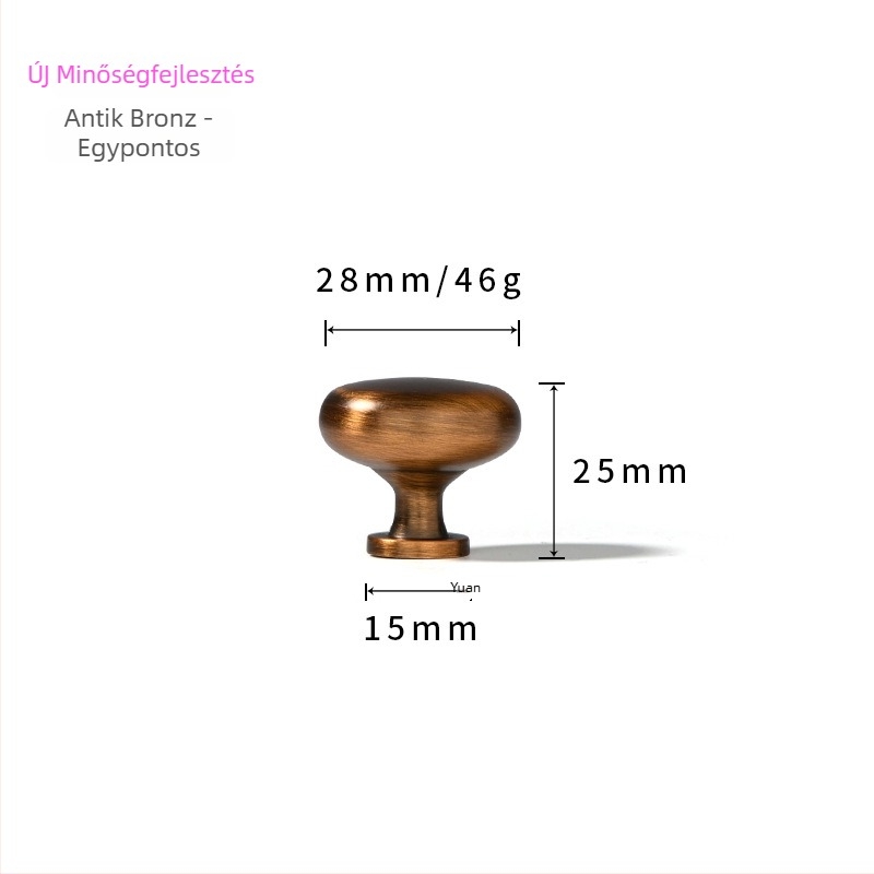 Skandináv stílusú ruhásszekrény/öltöző ajtó fogantyú – modern minimalist stílus, cink ötvözet, elektroplakolás, modell 96