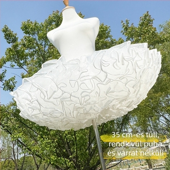 Petticoat csont nélküli bustle-rel (Készleten; Felnőttek; 2025 nyár; Márka: Other)