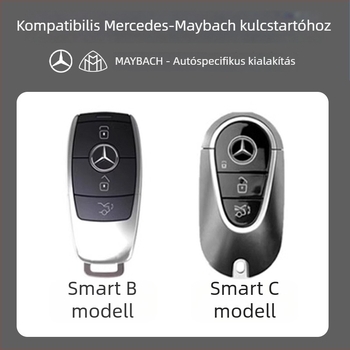 Kulcstartó Maybach és Mercedes‑Benz számára – minimalist zinc-ötvözet tok, kompatibil S‑osztály S450L/S480/S500L, GLS, C260L | Termékkód TB-781658809820