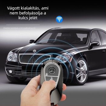 Kulcstartó Maybach és Mercedes‑Benz számára – minimalist zinc-ötvözet tok, kompatibil S‑osztály S450L/S480/S500L, GLS, C260L | Termékkód TB-781658809820