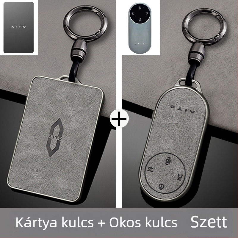 Huawei Wenjie M9 (2026) kulcstok – kompatibil M7 és M5 kártyával, TPU, prémium autó kiegészítő