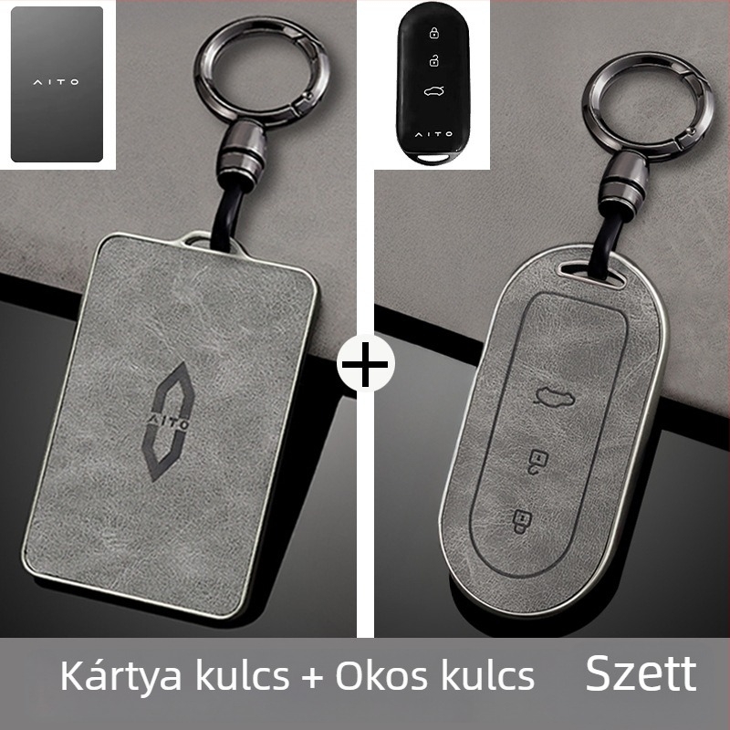 Huawei Wenjie M9 (2026) kulcstok – kompatibil M7 és M5 kártyával, TPU, prémium autó kiegészítő