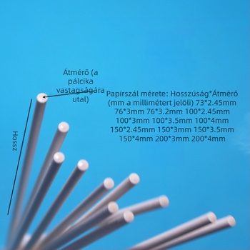 Nyalókapálcikák papírból – kerekek, 100 db, Full márka