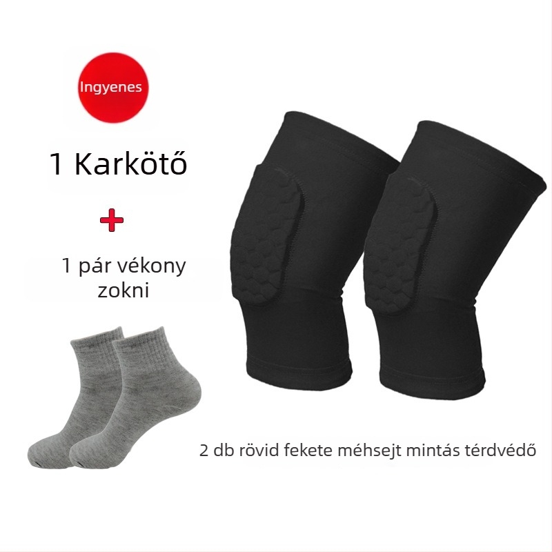 2026 Kosárlabda térdvédők — meleg, lélegző védőfelszerelés, hosszú, szorosan illeszkedő