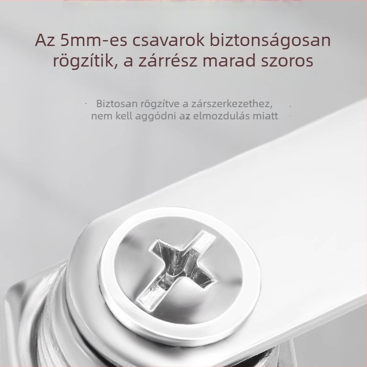 Zárócilinder fiókos szekrényekhez és fémszekrényekhez — Modell M-75, cinkötvözet, modern egyszerű stílus