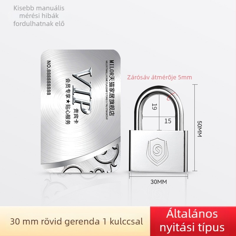 Zárócilinder fiókos szekrényekhez és fémszekrényekhez — Modell M-75, cinkötvözet, modern egyszerű stílus