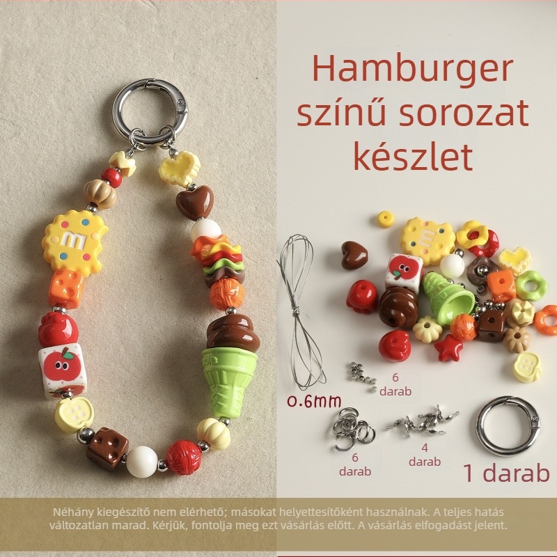 DIY ékszerkészítés kiegészítői PVC kézzel kötött gyöngy textúra eredeti dizájn