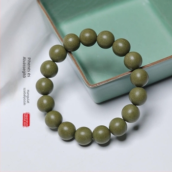 Longjing Jasmine illatos gyöngyös karkötő – achátból, kézzel készült ékszer, kézre való karkötő, 2021 nyári kiadás, Myanmar eredet